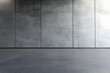 © Siasart Stock - 3D Illustration Empty Concrete Room Background Wall Floor Space Gray Minimalist