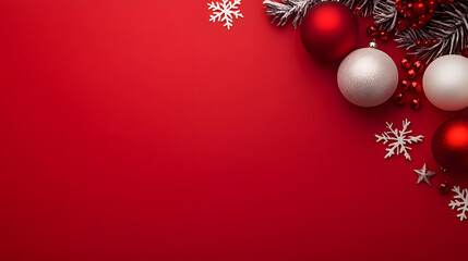 Wall Mural - abstract red bokeh background with particles, abstract red particles concept illustration