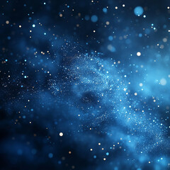 Wall Mural - exploring generative ai concepts through a captivating visual of a starry cosmic expanse filled with