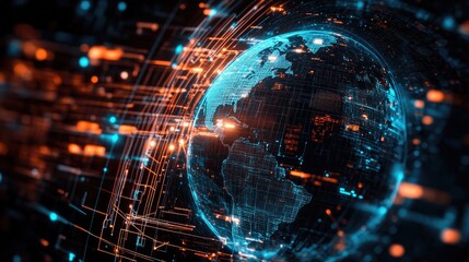 Global Network: Digital Earth Visualization