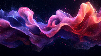 Wall Mural - Abstract Flowing Colors Space Background