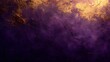 © Davy - Abstract purple grunge concrete wall with gold veins texture background