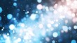© Riko - Abstract blue bokeh light effect with sparkling particles background