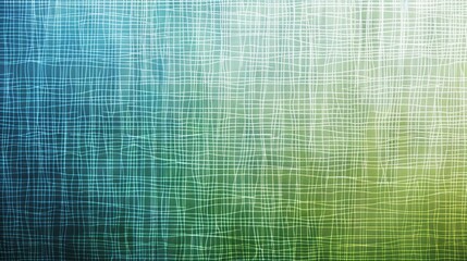 An abstract background of a grid pattern with a blue to green gradient.