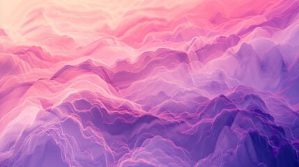 Abstract background with wavy lines and a gradient of colors from blue to orange.