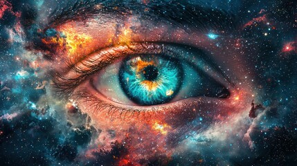 Wall Mural - emotional and surreal cosmic themes