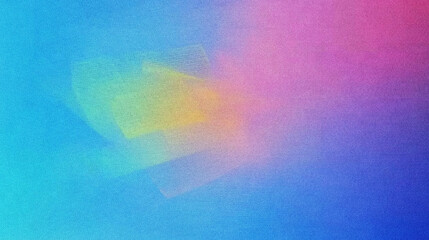 Aufkleber - Vibrant Abstract Background with Colorful Gradients of Blue, Pink, Yellow, and Purple for Modern Design Projects with a grainy gradient abstract noise texture Background banner wallpaper backdrop