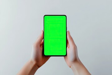 Ultra Hd Picture of Smartphone in Hands on White Background
