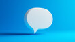 © Howie - Abstract white speech bubble on a blue gradient, symbolizing clear communication and modern simplicity.
