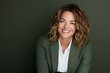 © Arx PhotoStock - Smiling businesswoman portrait, professional headshot, neutral background