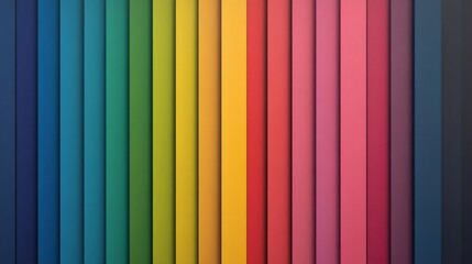 Wall Mural - colorful vertical stripes creating a vibrant rainbow gradient background