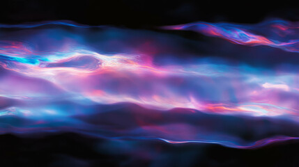 Wall Mural - Mystical clouds illuminated by moonlight for creative design projects