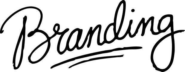 Stylish Branding Typography: A Bold, Black Scripted Logo Design Ideal for Marketing and Business Applications.