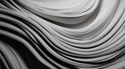 Wall Mural - business-ready abstract white background with gentle wave motion and a minimalist style.