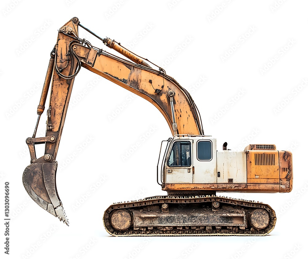 Heavy Duty Excavator: A robust, heavy-duty excavator in its prime ...