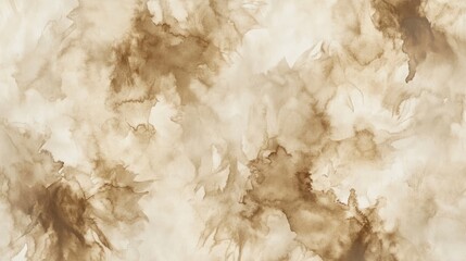 Wall Mural - watercolor background with a tie-dye pattern in sepia tones, showcasing the unique texture and patterns on fabric