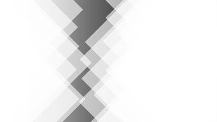 Aufkleber - Dynamic Momentum Abstract Rectangle Pattern Tech background. White and gray geometric pattern with silver light. Modern white and grey gradient color geometric backdrop design cube