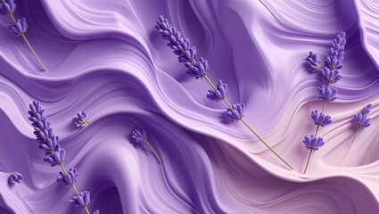Wall Mural - lavender soft tileable texture on abstract background design illustration