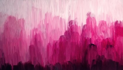 Poster - abstract pink gradient brushstroke texture with deep magenta and soft pastel tones, perfect for modern wall art and background
