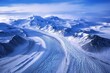 © Web - Breathtaking Vatnajokull Glacier and Majestic Mountains in Iceland Under a Clear Blue Sky