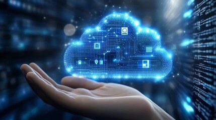 Aufkleber - Digital transformation initiatives involve integrating advanced technologies into business operations. By adopting tools such as cloud computing artificial intelligence