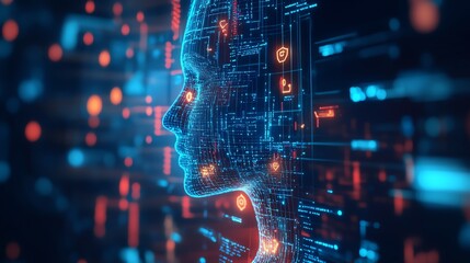 Fototapete - generative ai overview for project managers fund invetment and data analysis.