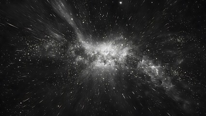 Wall Mural - a cosmic view of the Milky Way galaxy with numerous stars.