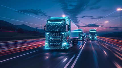 innovative digital logistics enhancing fleet management with trucks and gps technology