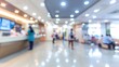 © AR99 - Blurred Hospital Lobby: Patients and Staff in Motion