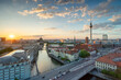 © JCB - Berlin skyline at sunset with view of Spree River and Berlin Television Tower