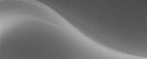 Leinwandbilder - Abstract gray background with soft white light and noise effect creating subtle texture