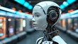 © Deepak - Advanced Humanoid Robot with Exposed Cybernetic Components in Futuristic Laboratory