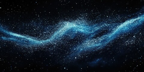 Wall Mural - stunning view of a vibrant galaxy filled with swirling cosmic dust and sparkling stars in the vastne