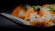 © Dan - Exquisite sushi presentation fine dining restaurant culinary art elegant ambiance close-up gastronomy