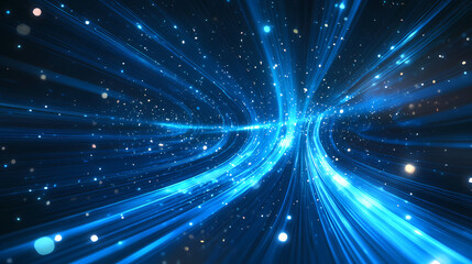 Wall Mural - futuristic dark blue background