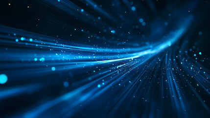 Wall Mural - futuristic dark blue background