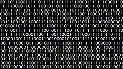 Wall Mural - digital binary code background with technology and security concept