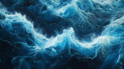 Wall Mural - a mesmerizing display of swirling blue particles creates a cosmic vortex in deep space. eternity - o