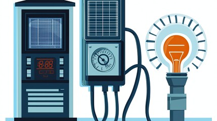 Futuristic Tech Innovation Illustration