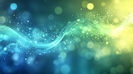 Wall Mural - A Glowing Abstract Swirl Displays Beautiful Light And Color Effects