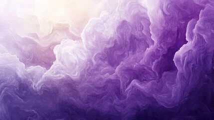 Wall Mural - purple and white abstract clouds create a beautiful textured background