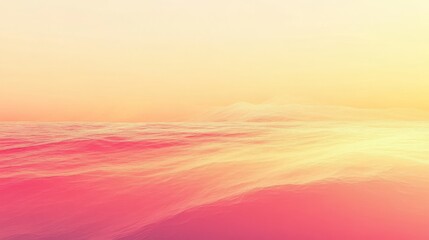 Wall Mural - a beautiful gradient scene displays water and mountains at sunset