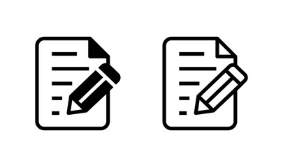 Note icon logo design. notepad sign and symbol