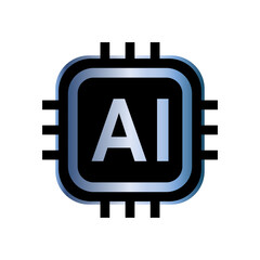 Wall Mural - generate ai symbols. artificial intelligence. icon element for app, website and interphase. vector i
