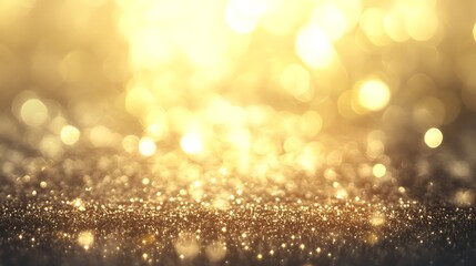 Aufkleber - Soft-focus bokeh image capturing the warm glow of morning sunlight reflecting beautifully.
