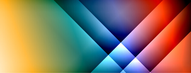 Wall Mural - colorful gradient with lines made of shadow and light. creative background