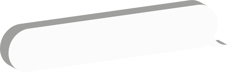 white paper speech bubble