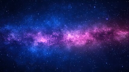 Wall Mural - celestial nebula a cosmic tapestry of purple and blue