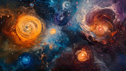 abstract concept, abstract starry sky