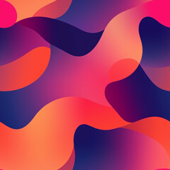 Wall Mural - seamless abstract colorful gradient lines pattern background